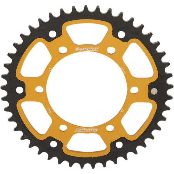 ステルス リア スプロケット 520/45T 21年 Tenere 700 ゴールド/黒