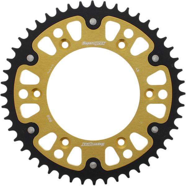 ステルス リア スプロケット 525/48T 17年 Beta 350 RR S 4T ゴールド/黒