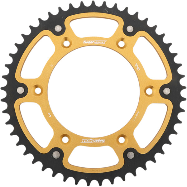 ステルス リア スプロケット 525/49T 17年 Beta 350 RR S 4T ゴールド/黒