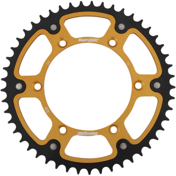 ステルス リア スプロケット 520/49T 10年-11年 RMX450 X ゴールド/黒