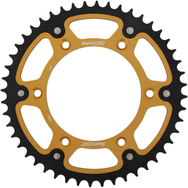 ステルス リア スプロケット 520/48T 18年-19年 ハスクバーナ Supermoto 701 ゴールド/黒