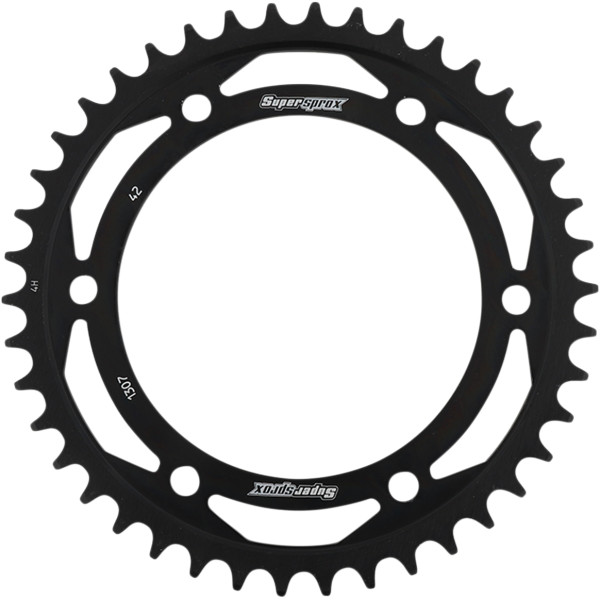 レーシング スチール リア スプロケット 525/42T 18年 CBR600RR 黒