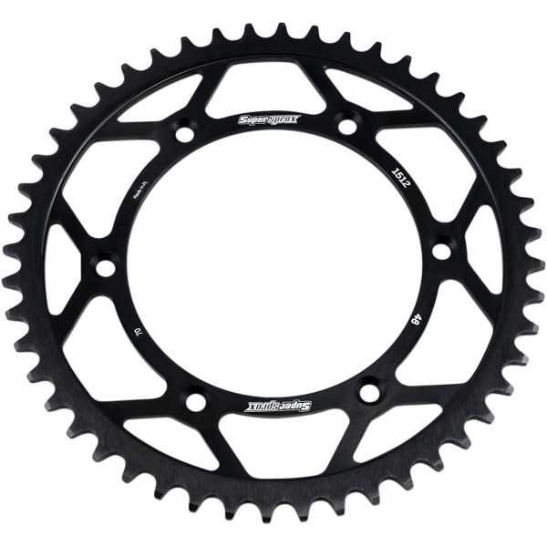 レーシング スチール リア スプロケット 48T 13年 GasGas EC 450 4T 黒