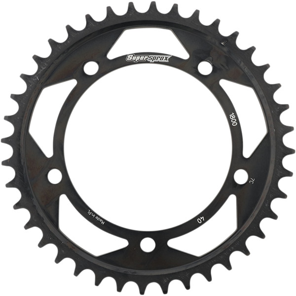 レーシング スチール リア スプロケット 530/40T 16年 GSF1250 Bandit SA 黒