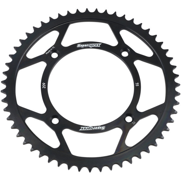 レーシング スチール リア スプロケット 55T 07年-20年 CRF150RB Expert 黒