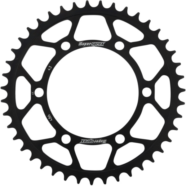 レーシング スチール リア スプロケット 520/43T 21年 Tenere 700 黒