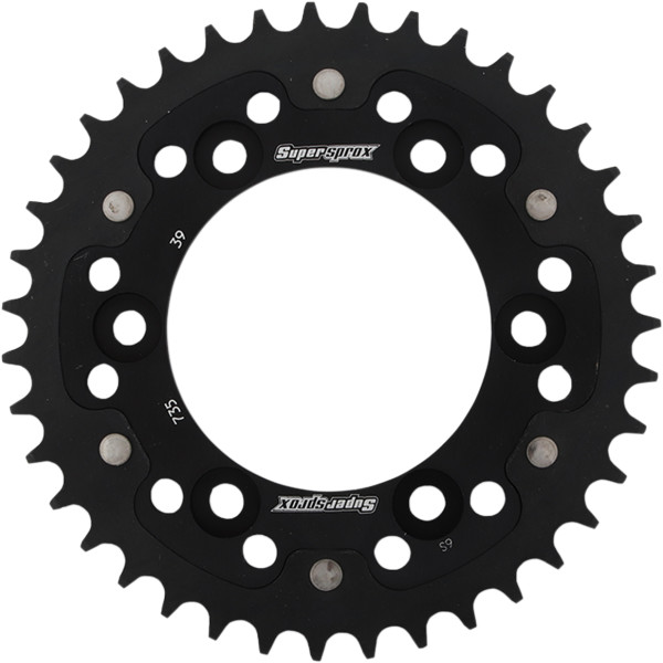 スチール リア スプロケット 520/39T 08年-14年 ドゥカティ Monster 696 黒