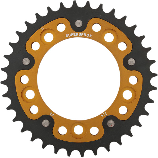 ステルス リア スプロケット 525/36T 15年-16年 ドゥカティ Monster 821 ゴールド/黒