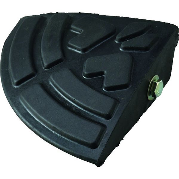 45mm段差用プレート コーナータイプ 黒 ロードアップ6005R H45×W150×D150mm 再生ゴム製