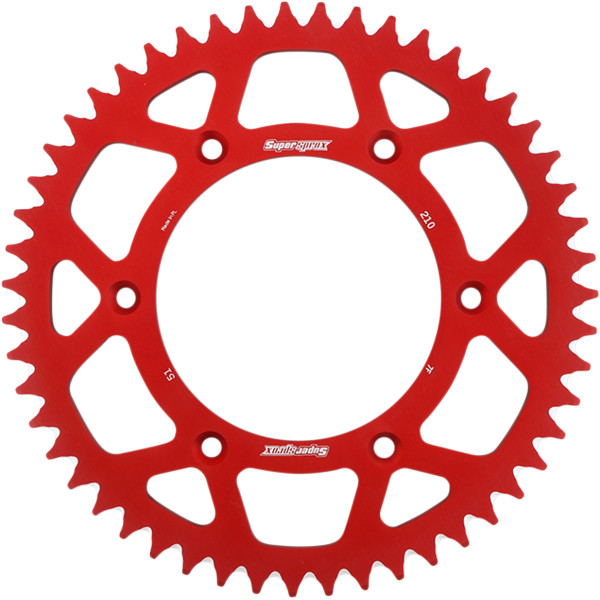 アルミリアスプロケット 520/51T 09年 CRF230M 赤