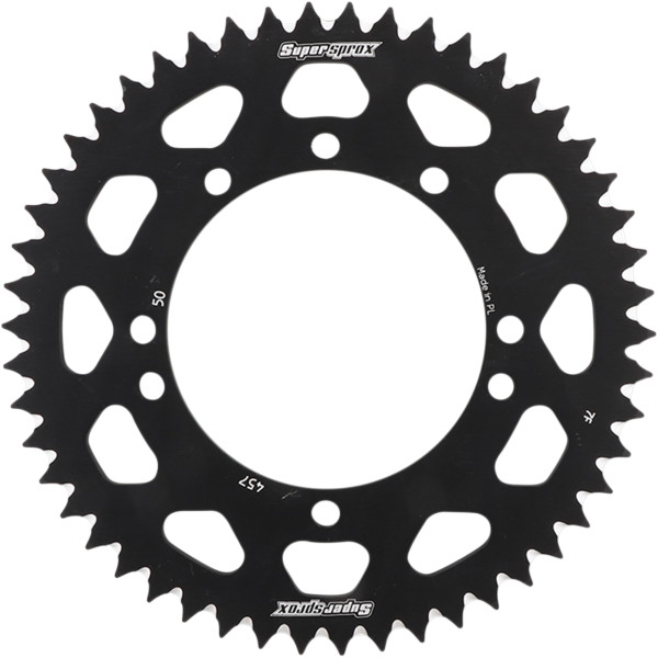 アルミリアスプロケット 420/50T 03年 RM 65 黒