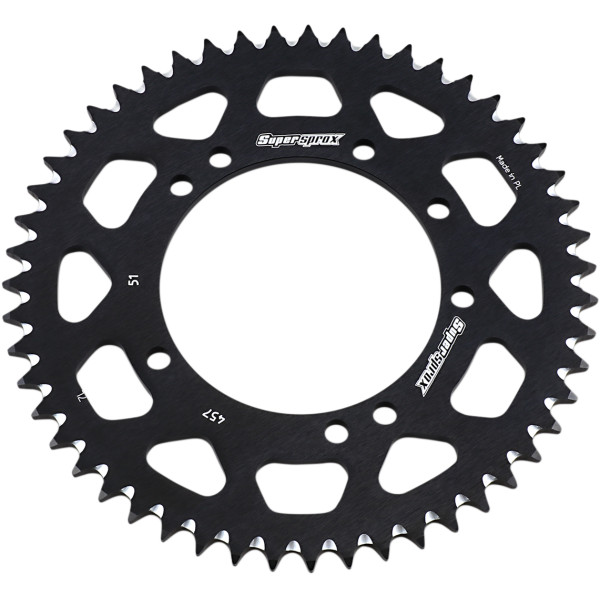 アルミリアスプロケット 420/51T 03年 RM60 黒