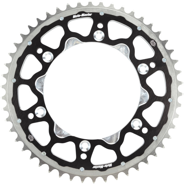 FUSION SERIES DUAL RING SPROCKET (BLACK, 420-49T) KAW,SUZ