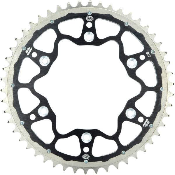 FUSION SERIES DUAL RING SPROCKET (BLACK, 520-50T)