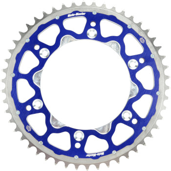 FUSION SERIES DUAL RING SPROCKET (BLUE, 520-48T)