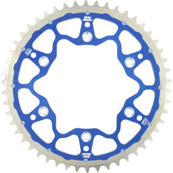 FUSION SERIES DUAL RING SPROCKET (BLUE, 520-52T)