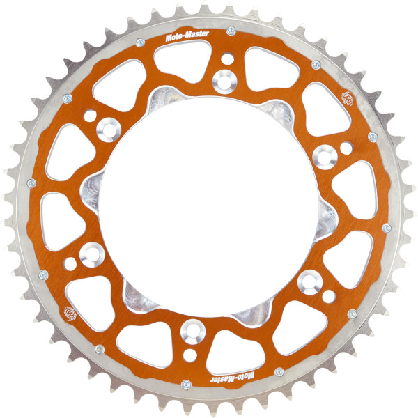 FUSION SERIES DUAL RING SPROCKET (ORANGE, 428-46T)  KTM