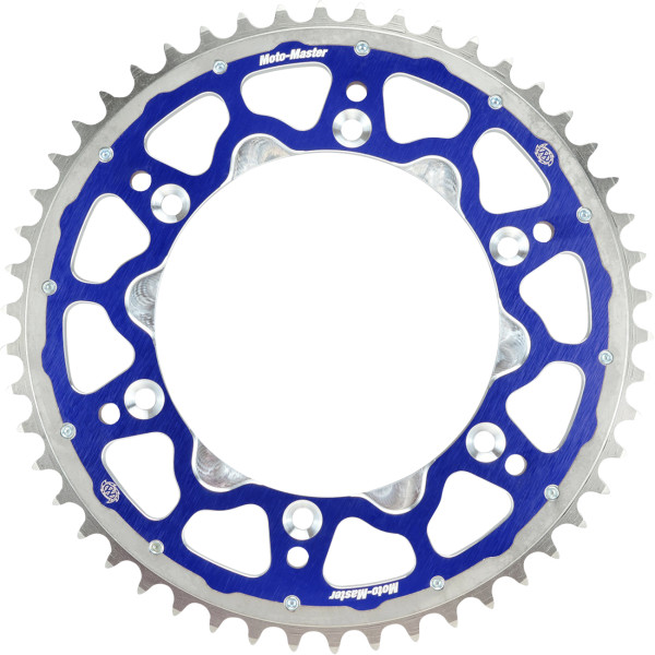 FUSION SERIES DUAL RING SPROCKET (BLUE, 520-48T) BETA,