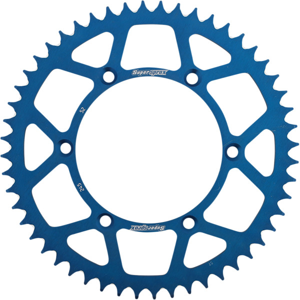 Alloy リアスプロケット 520/52T 20年 YZ125X 青