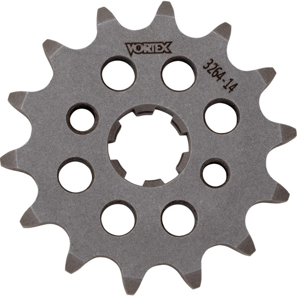 フロントスプロケット スチール 420-14 シルバー