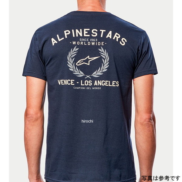 アルパインスターズ Tシャツ リース ネイビー XLサイズ