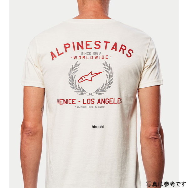 アルパインスターズ Tシャツ リース ナチュラル Mサイズ
