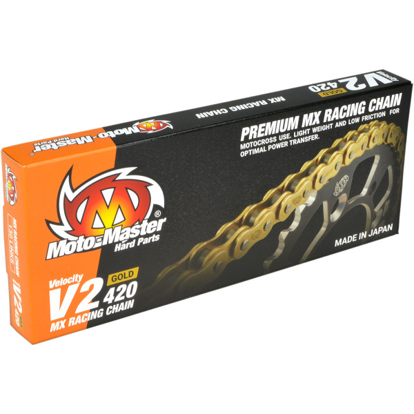 MX CHAIN V2-420G, 130 LINKS, GOLD
