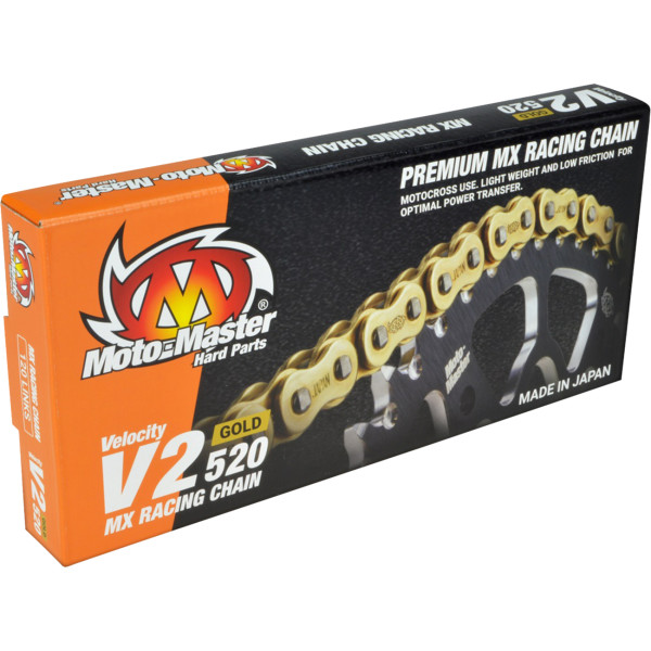 MX CHAIN V2-520G, 120 LINKS, GOLD