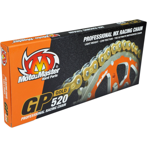 MX CHAIN GP-520G, 118 LINKS, GOLD