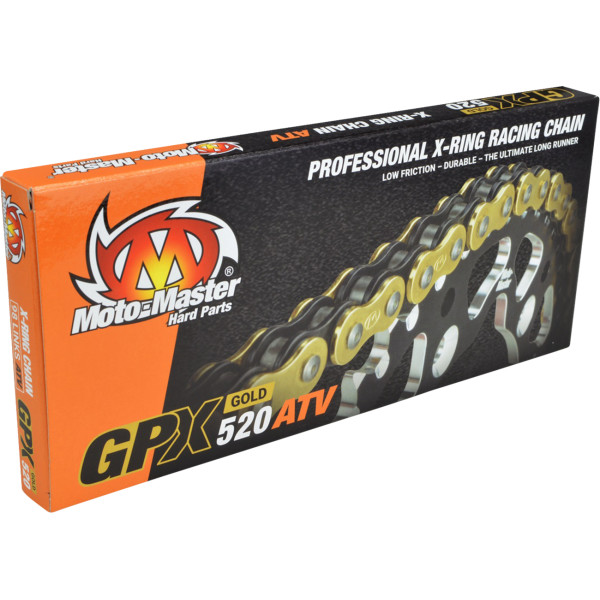 ATV CHAIN GPX-520ATV X-RING,98 LINKS, GOLD