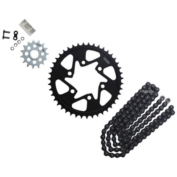 チェーン、スプロケット キット 520SX3 15T/43T 07年-21年 ZX-6R