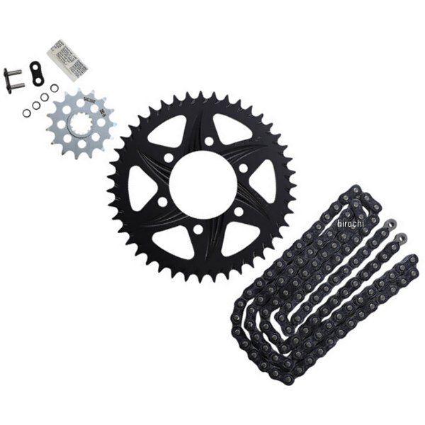 チェーン、スプロケット キット 520RX3 15T/43T 07年-21年 ZX-6R