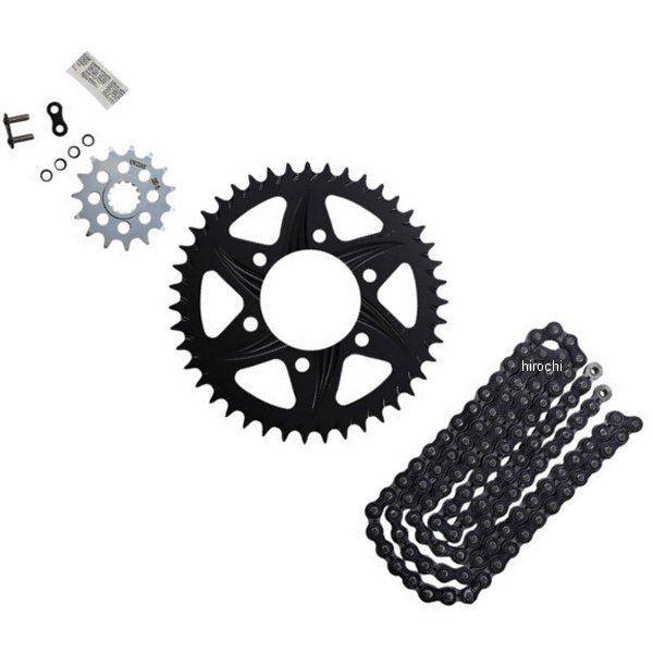 チェーン、スプロケット キット 520SX3 15T/43T 07年-21年 ZX-6R