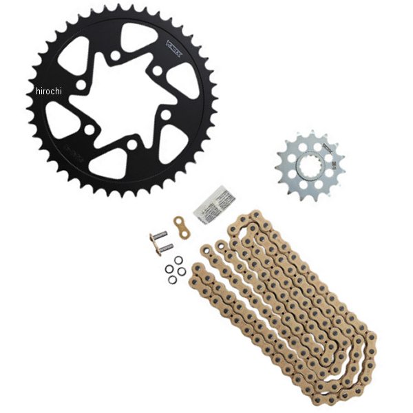 チェーン、スプロケット キット 520SX3 15T/43T 07年-21年 ZX-6R