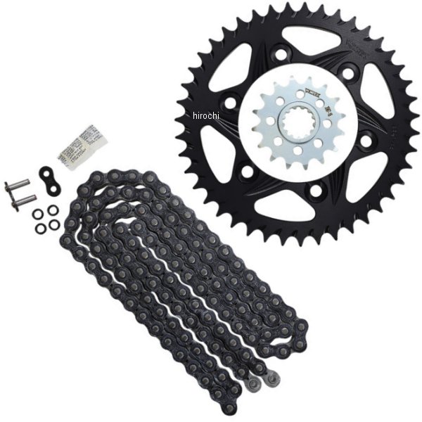 チェーン、スプロケット キット 525SX3 16T/43T 18年-21年 MT-10