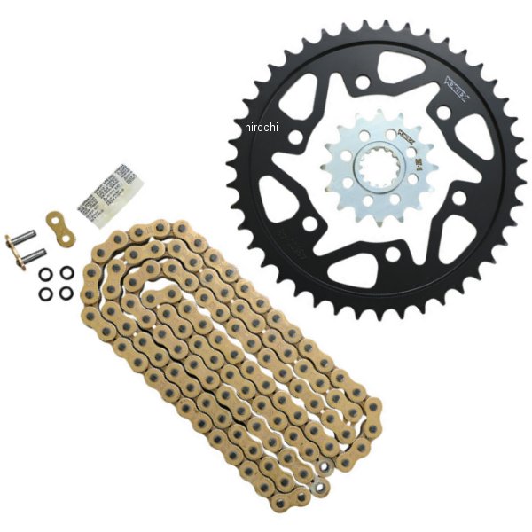 チェーン、スプロケット キット 525SX3 16T/43T 18年-21年 MT-10