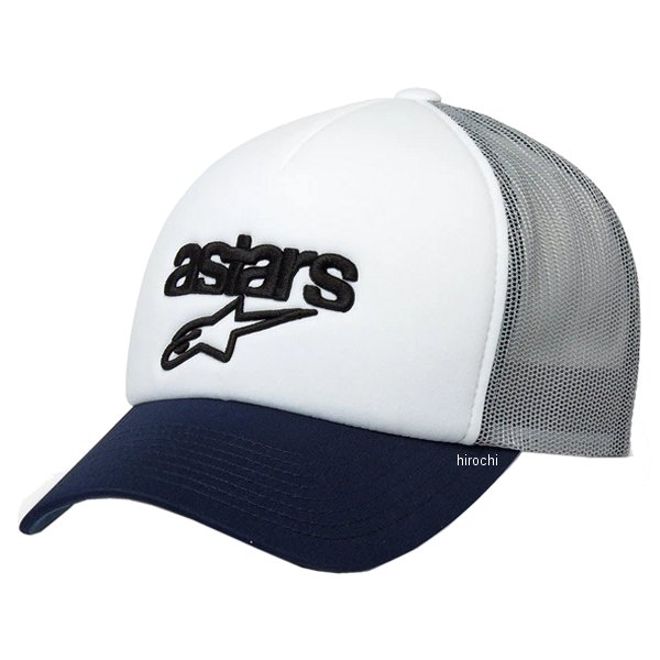 アルパインスターズ バイアブル トラッカー ハット 白 ワンサイズ