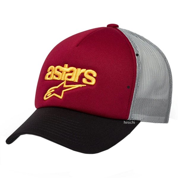 アルパインスターズ バイアブル トラッカー ハット 赤 ワンサイズ