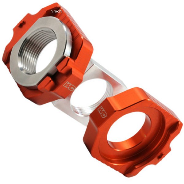 アクスル ブロック KTM、ハスクバーナ、GasGas オレンジ