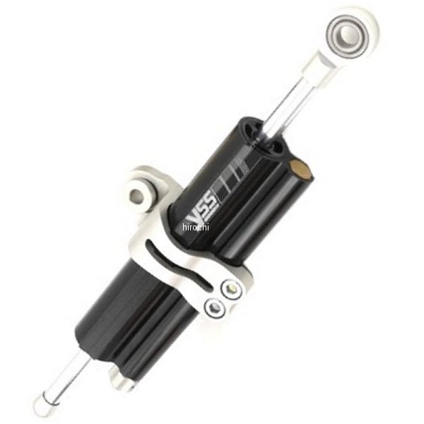 ステアリングダンパー Aクランプ 全長90mm 黒