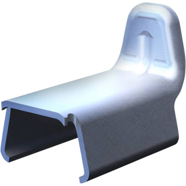 大型ガイドトラッククリップ 10パック シルバー