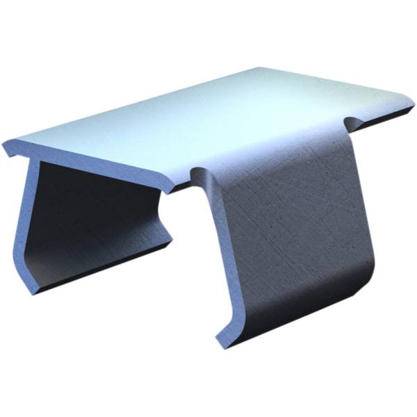 スモールフラットタブクリップ 10パック シルバー