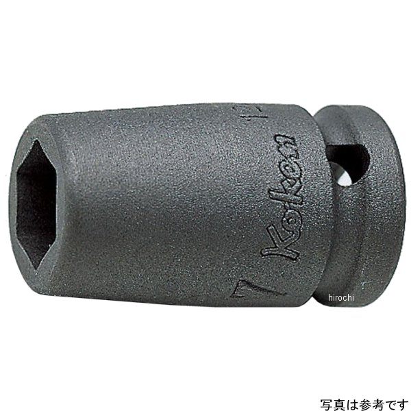 Ko-ken 1/4"(6.35mm)SQ. インパクトセルフタッピングスクリュー用ソケット(マグネット付) 12mm