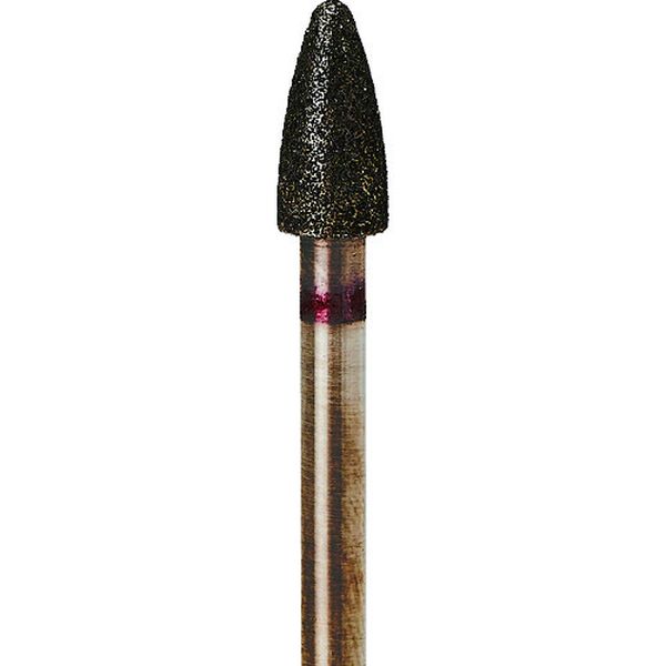 CBN電着バー 砲弾＃120 刃径5×刃長10×軸径3×40L