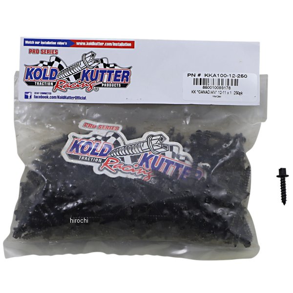 トラクション スクリュー アウトロー カナディアン 12-11 x 1 250個入り