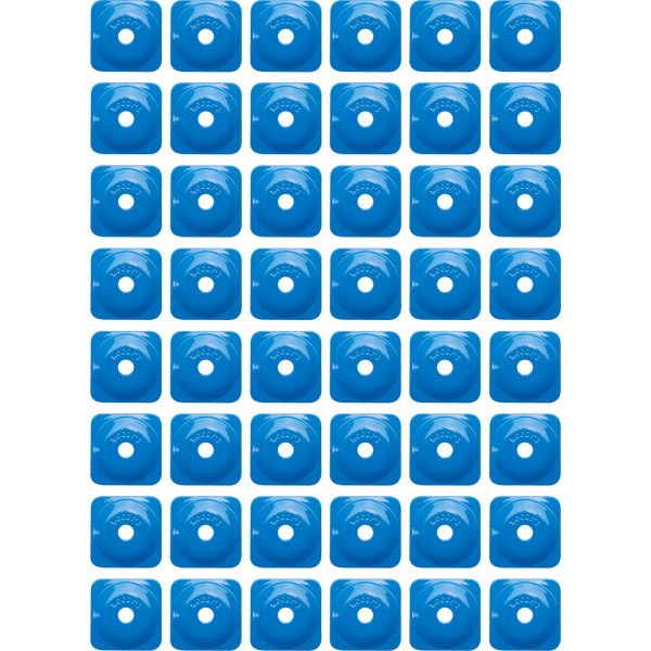 Grand Digger サポート プレート 5/16インチ 48個入り 青