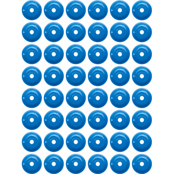 Grand Digger サポート プレート 5/16インチ 48個入り 青