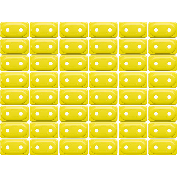 Grand Digger サポート プレート 5/16インチ 48個入り ハイビズ