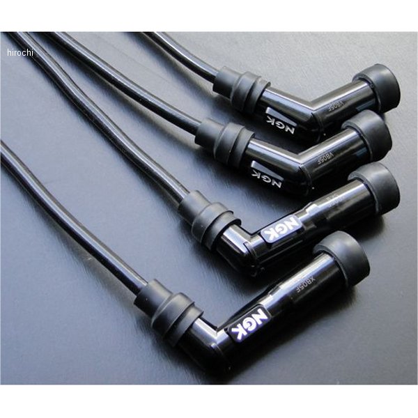 NGKプラグコードセット CB400F、CB350F 黒