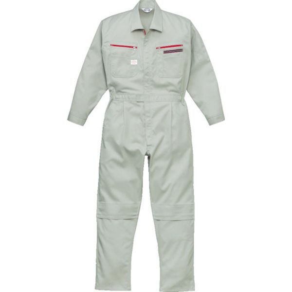 ツナギ服 4Lサイズ シルバーグレー